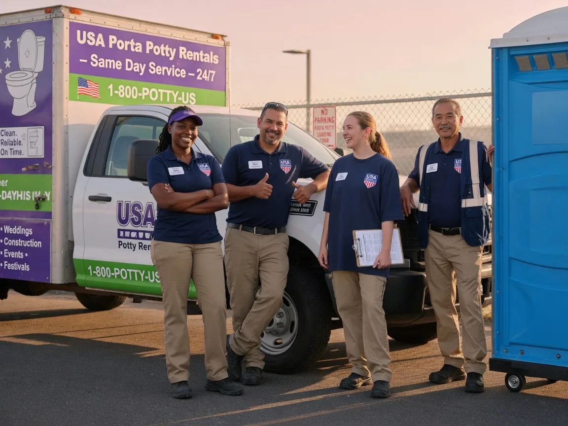 Porta Potty Rental company in Liverpool, IL
